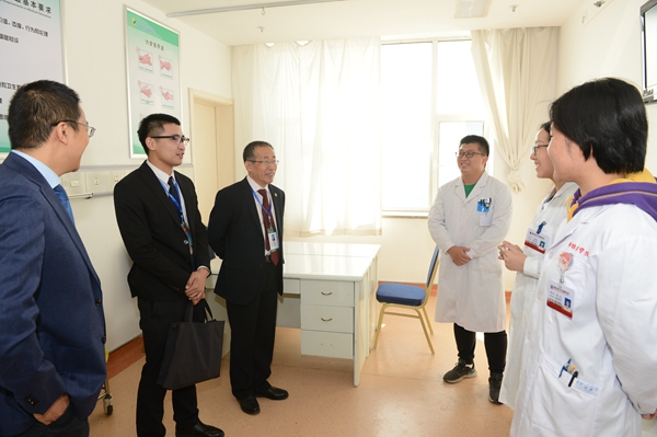 专家走访附属医院浮烟山院区和北院区