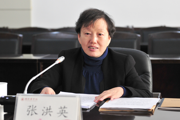 山东省委高校工委干部处处长张红英讲话